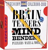 Brainteasers, Mind Benders, Puzzlers, Mazes & More Page-A-Day Calendar 2008 by 