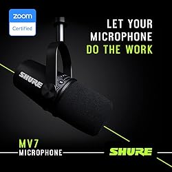 Shure MV7 USB Podcast Microphone for