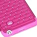 Galaxy Note Edge Case, Style4U Galaxy Note Edge Studded Rhinestone Crystal Bling Hybrid Armor Case Cover for Samsung Galaxy Note Edge / Note 4 Edge with 1 Stylus [Hot Pink / Hot Pink]