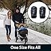 schpinn & co. Waterproof Baby Stroller Hand Gloves Keep Mom or Dad Warm - One Size Fits All - Black