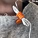 TwistieMag Strong Magnetic Twist Ties - The Sun Kissed Collection - Orange 6 Pack - Super Powerful Unique Solution for Cable Management, Hanging & Holding Stuff, Fidgeting, Or Just for Fun!