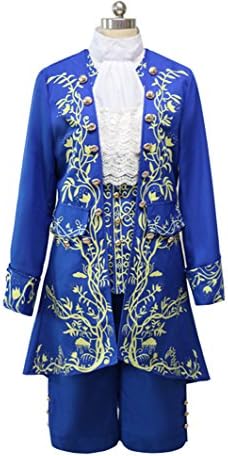 Mordarli Beauty and The Beast Movie Prince Costume Three-Piece Set