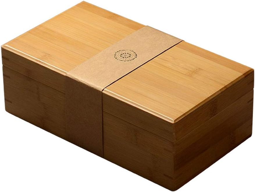 Bamboo wooden box,bamboo storage box,bamboo storage box, jewelry box,bamboo drawer storage box with lid, suitable for crafts, jewelry,cosmetics,accessories,gifts,multi-function drawer storage boxes,