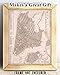 New York City Map Art From 1844 - Old City Street NYC Map, Antique Wall Hanging Home and Office Decor, Classic Gift for Old Map Collectors, 11x14 Unframed Patent Print Poster