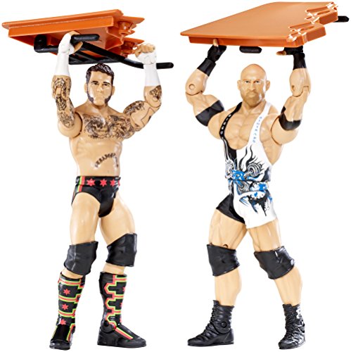 Wwe battle pack: cm punk vs. ryback with table figure (…