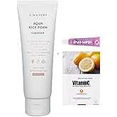 S NATURE Aqua Rice Foam Cleanser, Korean Skin Care, Korean Rice Face Wash, Made in Korea 160ml / 5.64 Fl Oz