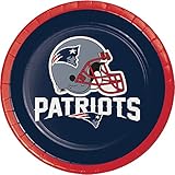 New England Patriots Dessert Plates, 24 ct