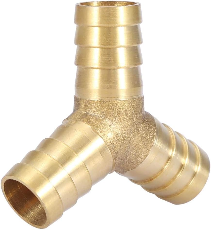 Messing Y 3-Wege-Schlauchverbinder, T-Schlauchverbinder f¨¹r Tischlerarmatur Luft Wasser Gas 6/8/10/12/14/16 mm (14 mm 1 Piece) - Image 3