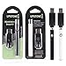 2 Pack Premium Medical Grade Ultra Slim Battery | USB Fast Charger Kit