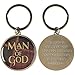 Dicksons Man of God Trust Hope in The Lord Epoxy Christian Key Ring Keychain