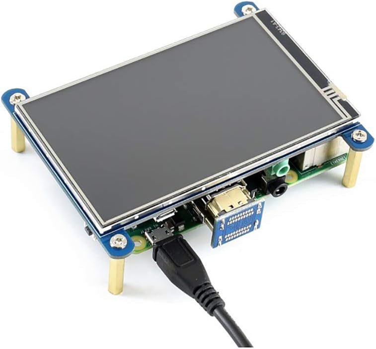 Waveshare 4inch Resistive Touch Screen IPS LCD (Type H) 480x800 HDMI Interface Display No I/Os Required Designed for All Revision of Raspberry Pi - Image 5