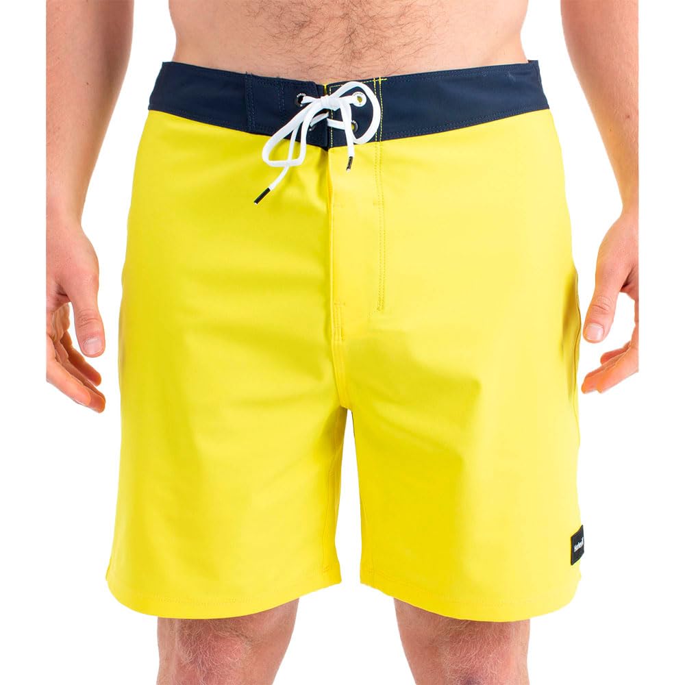 Hurley Men’s Phantom Eco One & Only Solid 18”, Bright Yellow, 36