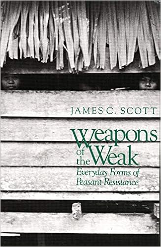 Weapons of the Weak: Everyday Forms of Peasant Resistance: Scott 