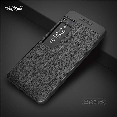 Meizu Pro 7 Plus Case Pro 7 Plus Cover Shockproof Luxury Leather TPU Case for Meizu Pro 7 Plus Phone Case 5.7"-Black