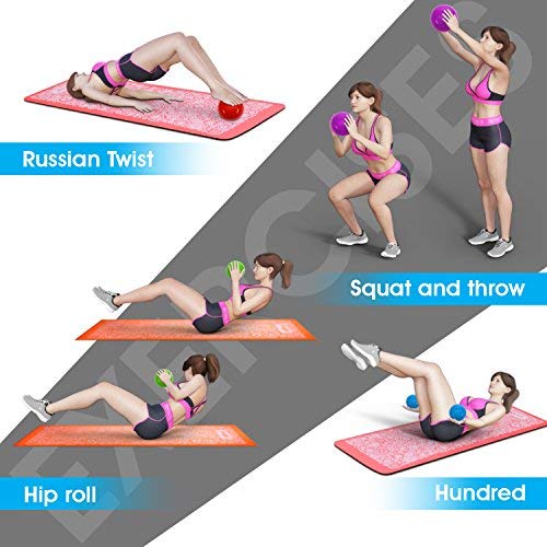 image for Yes4All Soft Weighted Toning Ball/Medicine Sand Ball – Great for Exe