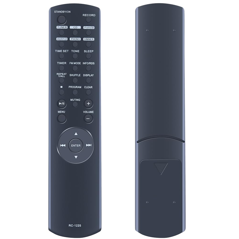 GOUYESHO RC-1225 Replacement Remote Control for TEAC Smart LED TV, Compatible With CR-H500 CRH500NT