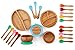 Avanchy Bamboo & Silicone Infant Training Spoons, BPA Free - Soft Tip, Easy on Gums, First Stage Feeding Utensils for Baby-Led Weaning, Self-Feeding, Green