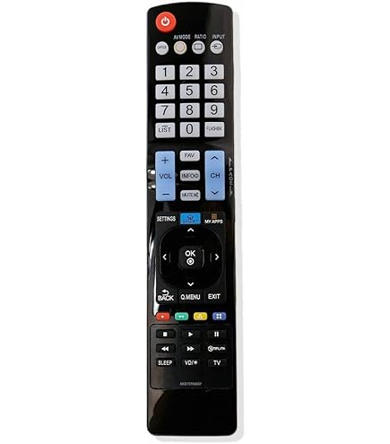 ALLIMITY AKB75375608 Afstandsbediening Vervangen voor LG 4K UHD TV 32LK6100 32LK6200 43LK5900 43LK6100 43UK6300 43UK6400 43UK6470 43UK6500 43UK6750 49LK5900 49LK6100 49UK6300 49UK6400