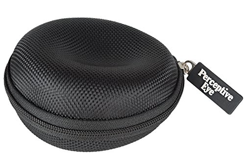 Single Watch Travel Case Men  Portable Hard Watch Box with Zipper & Soft Felted Interior for Storage, Holding, and Carrying Wristwatch and Smart Watch up to 47mm (Black)