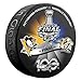 2017 STANLEY CUP FINALS PUCK DUELING TEAMS PREDATORS VS. PENGUINS CHAMPIONSHIP SERIES PUCK