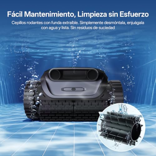 Ultenic Robot Pool Cleaners & Walls, Line, Navigation S&N App | Cleaning Background/Walls/Line, 180min/150㎡, Self-parking, Filter 180μm 3.5L, App Control, Automatic and Wireless