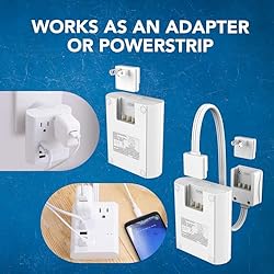 OREI Travel Adapter Power Strip, International Plug