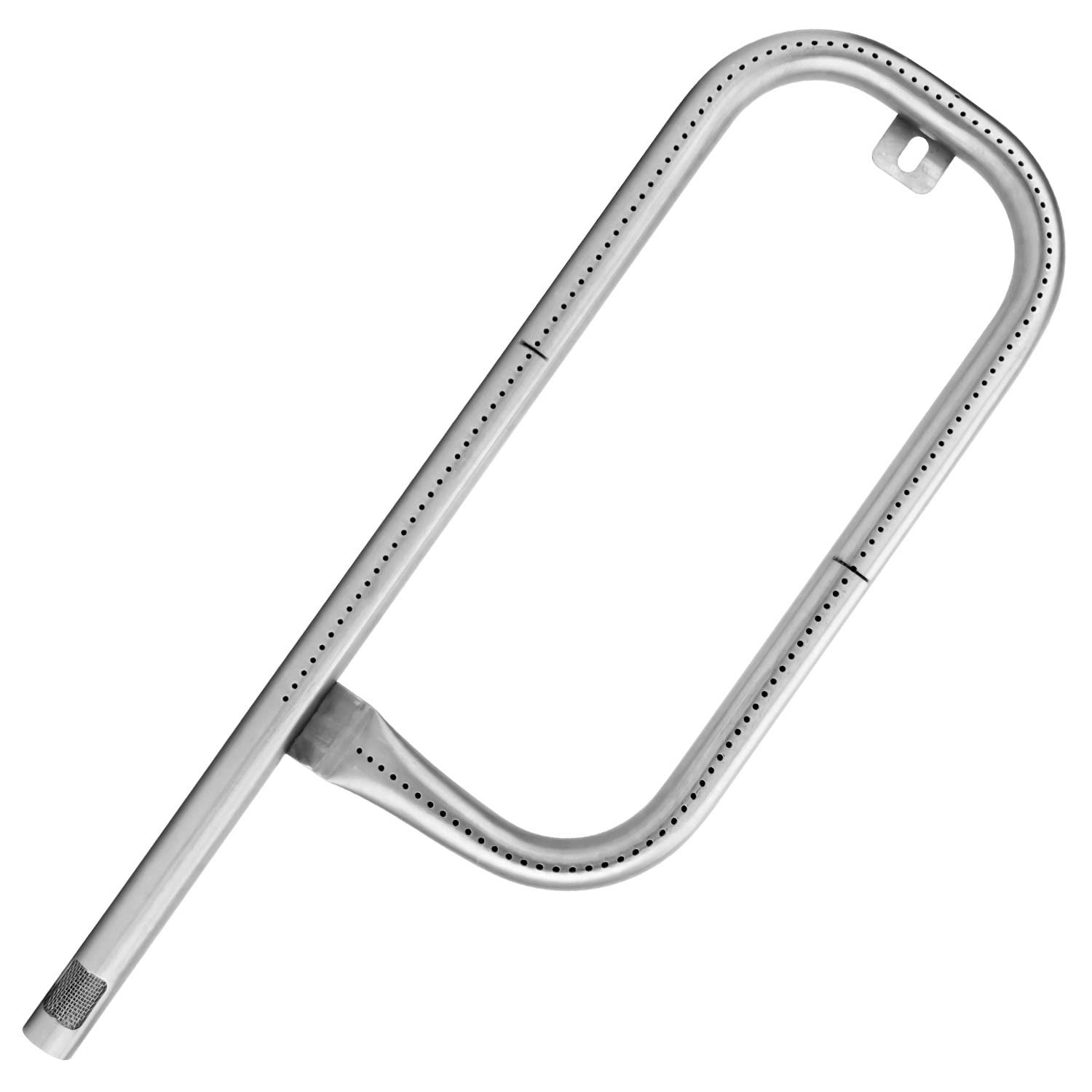 GriHero 60040 43.82CM Burner Tube Replacement for Weber Q100 Series Q100, Q120, Q1000, Q1200, Baby Q, Stainless Steel Grill Burner Pipe for Weber 69957 51060001 LP 51010001 50060001