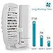 OPOLAR Small Hand Held Battery Operated USB Fan, Personal Portable Rechargeable Fan with 2200mAh Battery and 3 Settings for Travel Home Office and Outdoor Use - White