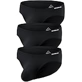 MUEBAIRES Mens Underwear Bikini Briefs with Large Pouch Bulge Breathable Low Rise Sport Enhancing Briefs