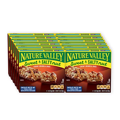 Nature Valley Sweet and Salty Nut Granola Bars, Chocolate Pretzel, 6