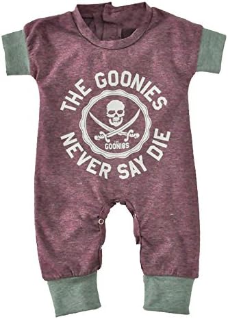 Favorite baby Summer Fashion Personality Crawling Baby Clothes Letter Skull Print Leotard Toddler Cute Jumpsuit