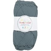 Riley Blake Assortment of New Premium Chunky Thread by Lori Holt of Bee in My Bonnet, Vibrant Colors for Knitting, Crochet and Crafts. (Stonewash)
