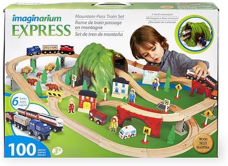 imaginarium express train table 100 pieces