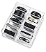 byAlegory Acrylic Compact Makeup Organizer Designed For Larger Compacts | 10 Spaces Designed To Stand Or Lay Flat