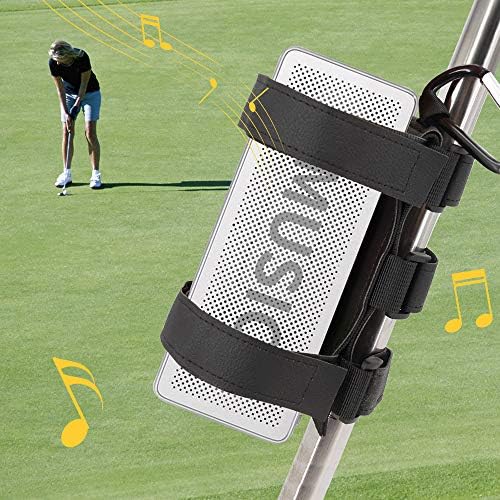Portable Bluetooth Speaker Mount for Golf Cart Accessories Railing