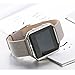 For Fitbit Blaze Bands, bayite Accessory Leather Wristband for Fitbit Blaze Smart Watch, Small, Grey 5.5 - 6.7 inches