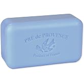 Pre de Provence Artisanal Soap Bar, Natural French Skincare, Enriched with Organic Shea Butter, Quad Milled for Rich, Smooth &amp; Moisturizing Lather, Starflower, 5.3 Ounce