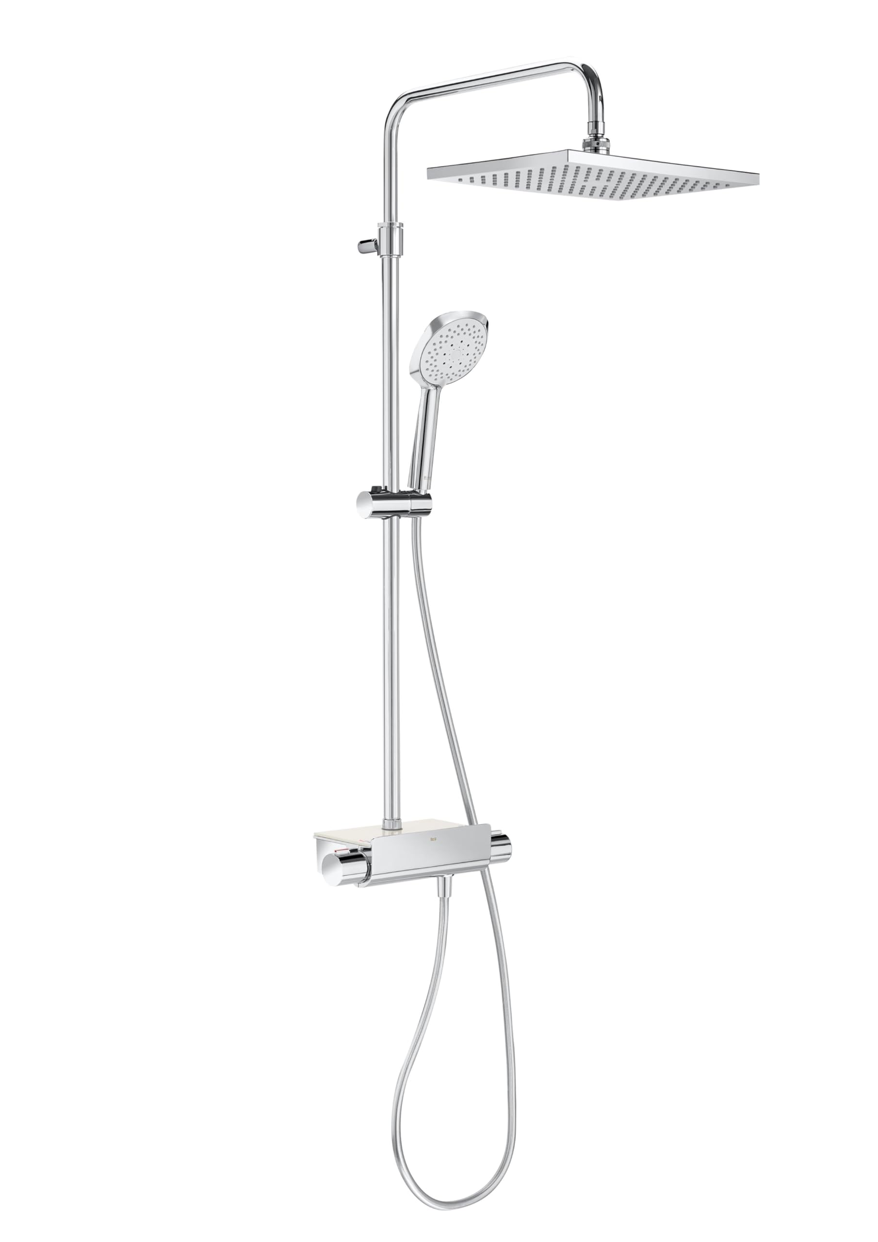 Roca Deck a5 a9 °C88 °C00 Thermostatic Shower Column - T SQUARE CHROME