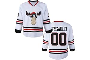 ZXCVB #00 Griswold Movie Hockey Jersey Stitched Men's X-Mas Christmas Jerseys