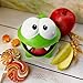 СUT THE ROPE Om -nom PLASTIC TOY Fruit Lunch box -Om Nom open mouth - Cut The Rope Figures-Cut the Rope Stuffed Animal-Cut The Rope Toys Om Nom-Cut The Rope Nommies-om nom frog-cut the rope magic