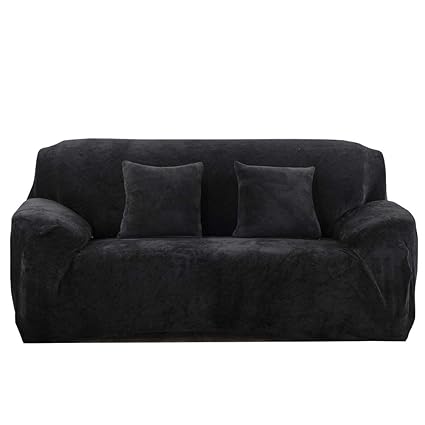 Monba Thick Sofa Covers 1 2 3 4 Seater Pure Color Slipcover