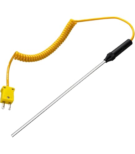 Uxcell K Type Pt100 Temperature Sensor Probe – 4mm X 30mm, 1-5 Meter Cable Length Options, Thermocouple