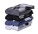 EBMORE Merino Wool Socks for Men Winter Thermal Warm Thick Hiking Boot Heavy Valentines Day Gifts for Him Stocking Stuffers Soft Cozy Socks for Cold Weather 5 Pack(Argyle)