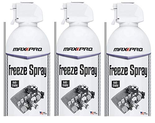 MaxPro Electronic Component Freeze Spray (Anti-Static) (3-Pack)