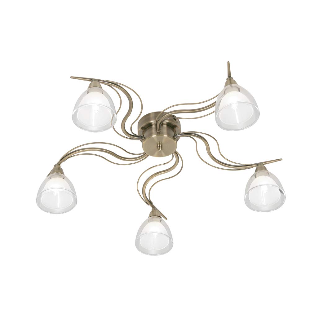 Oaks Lighting Portland, Antique Brass