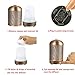 COOSA Aromatherapy Essential Oil Diffuser - Metal Ultrasonic Aroma Diffuser ,Cool Mist Humidifier with 7 Color LED Lights -Waterless Auto Shut-off for Baby Home Office(100ml)