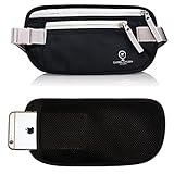 GCD Travel Money Belt - RFID Blocking, Hidden Waist Wallet, Passport Holder