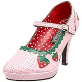 Funtasma by Pleaser Women's Contessa-58 Platform Mary Jane,Baby Pink PU,8 M US