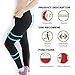 Kiwi-Rata New Ankle Long Thermo Pants Neoprene Sweat Sauna Suit Yoga Leggings for Women Ladies Weight Loss Burn Fat,Black(Inner/: Black),M (Waist/:26-28,Hip/:.34-36)