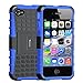 Korecase Phone Case for iPhone Samsung Cell Phone, Armor Heavy Duty Protection Rugged Dual Layer Hybrid Shockproof Case Protective Cover (i4 Blue)